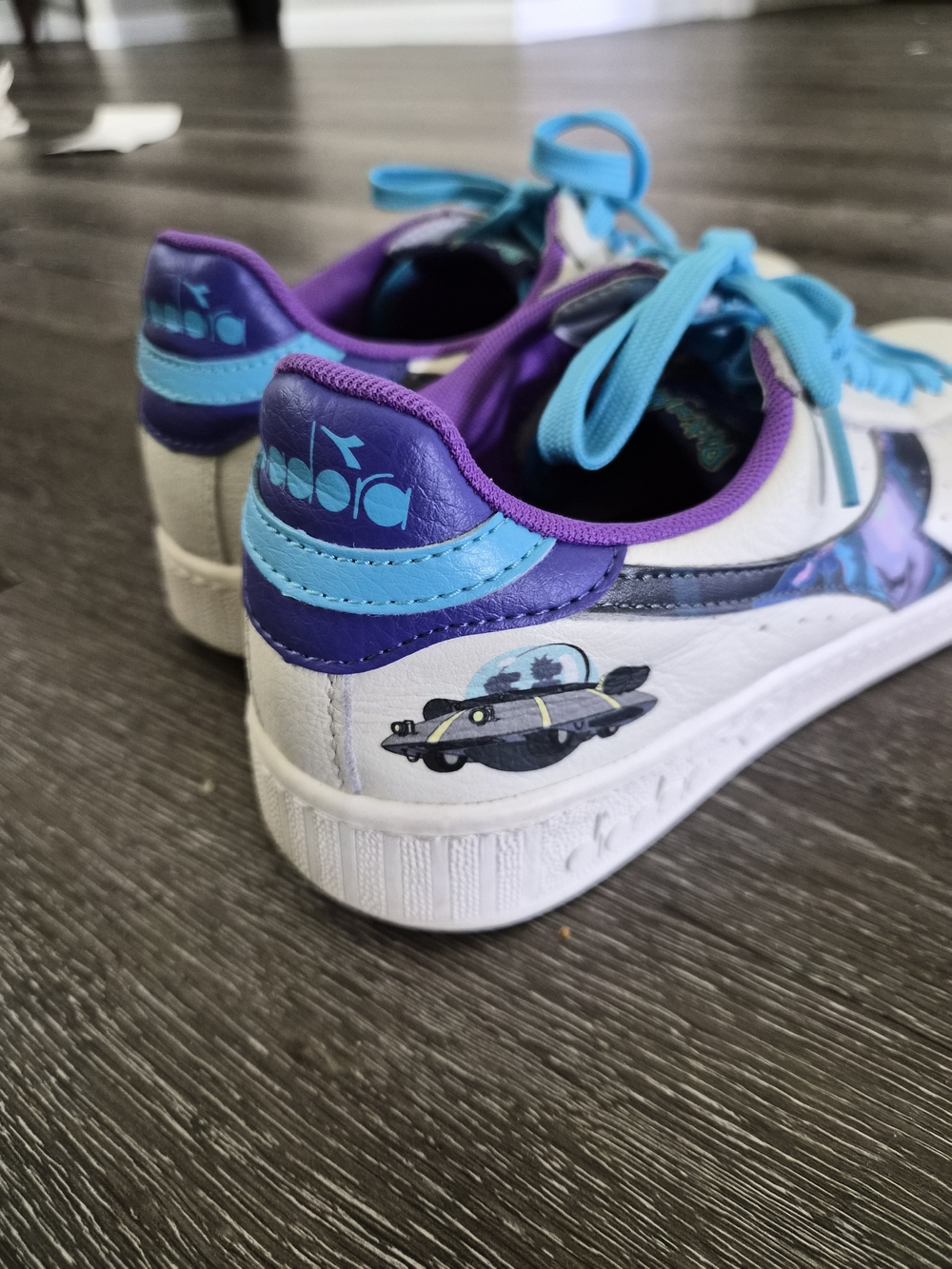 Rick and Morty x Diadora Game Low – Space Cruiser Edition – Size 9